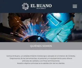 Elruanometalurgica.com.ar(Elruanometalurgica) Screenshot