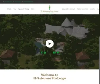 Elsabanero.com(BookYogaandMore your Yoga retreat in Costa Rica) Screenshot