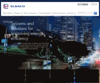Elsaco.com(Pagina oficiala a Grupului de firme ELSACO) Screenshot