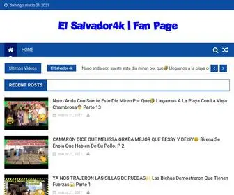 Elsalvador4K.com(Pagina Oficial de los Fans) Screenshot