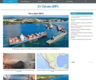 Elsalvadorinfo.net(El Salvador INFO) Screenshot
