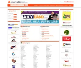 Elsalvadorseek.com(El Salvador business directory listing) Screenshot