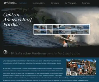 Elsalvadorsurfcamps.com(Travel and Surf Guide Company) Screenshot