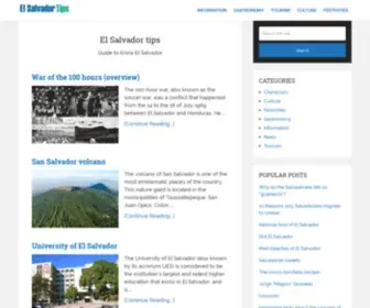 Elsalvadortips.com(El Salvador Tips) Screenshot