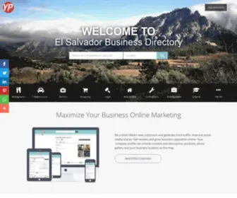 Elsalvadoryp.com(El Salvador Business Directory) Screenshot