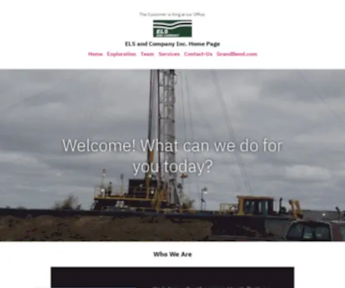 Elsandcompany.com(We are under reconstruction We are under reconstruction) Screenshot