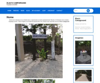 Elsascampground.com(Best Campgrounds in Quintana Roo) Screenshot