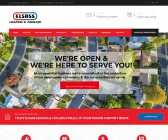 Elsassheat.com(Elsass Heating & Cooling) Screenshot