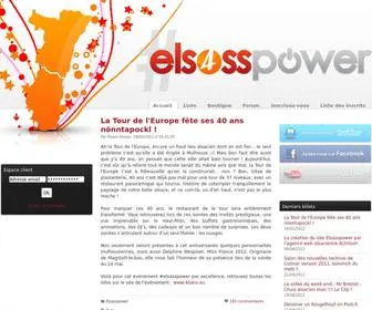 Elsasspower.com(Elsasspower le site des alsaciens 2.0) Screenshot