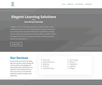 Elsbiz.com(Elegent Learning Solutions) Screenshot