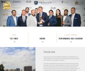 Elsclubdubai.com(The Els Club) Screenshot