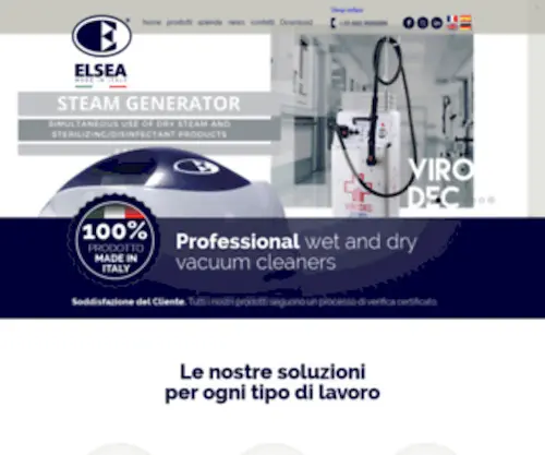 Elsea.it(Aspiratori industriali made in Italy) Screenshot