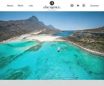 Elseagency.gr(This website refers to Else Agency sophisticated media solutions which) Screenshot