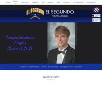 Elsegundohigh.org(El Segundo High School) Screenshot