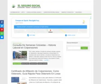 Elsegurosocial.net(Seguro Social) Screenshot