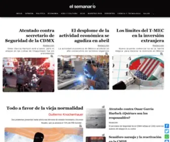 Elsemanario.com.mx(Inicio) Screenshot