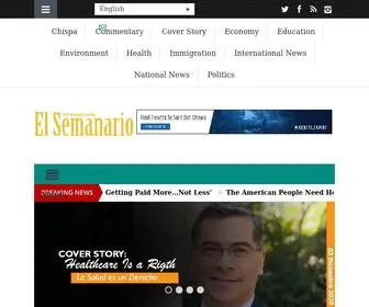 Elsemanariocalifornia.com(El Semanario Florida) Screenshot