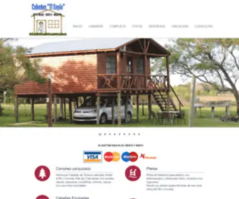 Elsepio.com.ar(Cabañas El Sepio en Desvio Arijon) Screenshot