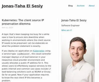 Elsesiy.com(Jonas-Taha El Sesiy) Screenshot