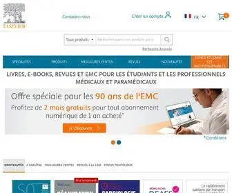 Elsevier-Masson.fr(Elsevier Masson) Screenshot