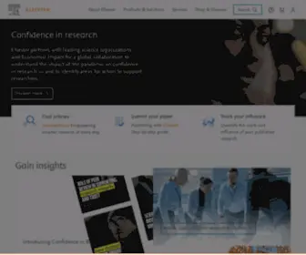 Elsevier.com(An Information Analytics Business) Screenshot