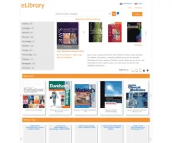 Elsevierelibrary.co.uk(EBooks from Elsevier UK) Screenshot