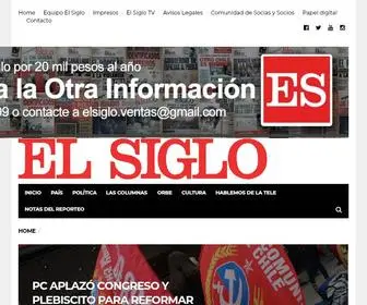 Elsiglo.cl(El Siglo) Screenshot