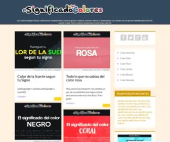 Elsignificadodeloscolores.com(El Significado de los Colores en un solo clic) Screenshot