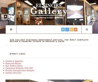 Elsinoregallery.com(Elsinore Framing & Fine Art Gallery) Screenshot