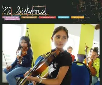 Elsistema-France.org(El Sistema) Screenshot