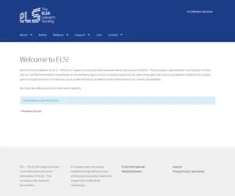 Elslawyer.org(ELS) Screenshot