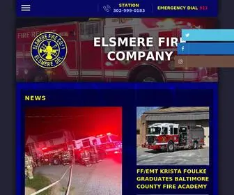 Elsmerefc.org(Elsmere Fire Company) Screenshot