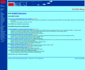 Elsnet.org(ELSNET ELSNET Home) Screenshot