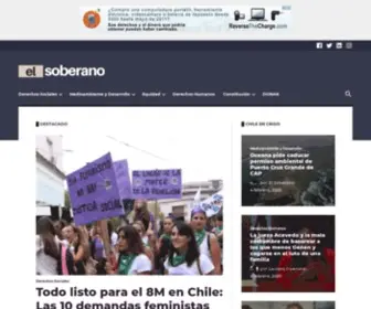 Elsoberano.org(El Soberano) Screenshot