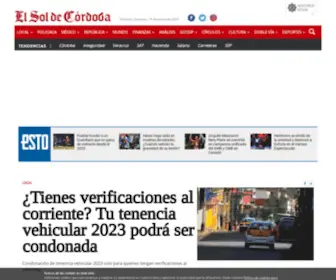 Elsoldecordoba.com.mx(El Sol de Córdoba) Screenshot