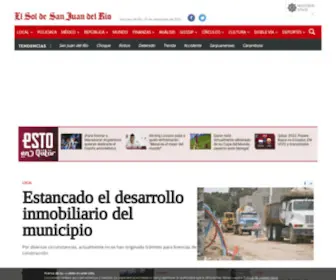 Elsoldesanjuandelrio.com.mx(El Sol de San Juan del Río) Screenshot