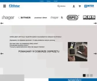 Elstar.pl(Artykuły elektryczne czołowych producentów) Screenshot