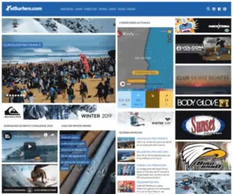 Elsurfero.com(El portal de Surf y Bodyboard de Mar del Plata) Screenshot
