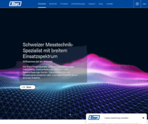 Elsys.ch(Präzise und schnelle Datenerfassungs) Screenshot
