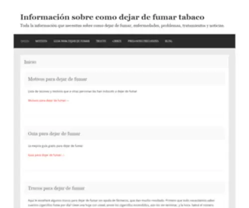 Eltabaco.org(Tabaco, tabaquismo) Screenshot