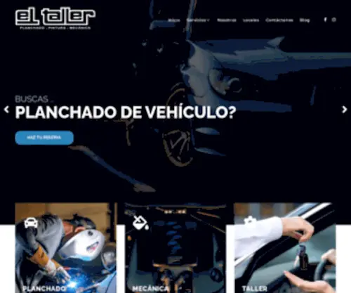 Eltaller.com.pe(Especialistas en Planchado y Pintura) Screenshot