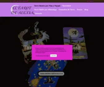 Eltarotdealexia.com(El Tarot de Alexia) Screenshot