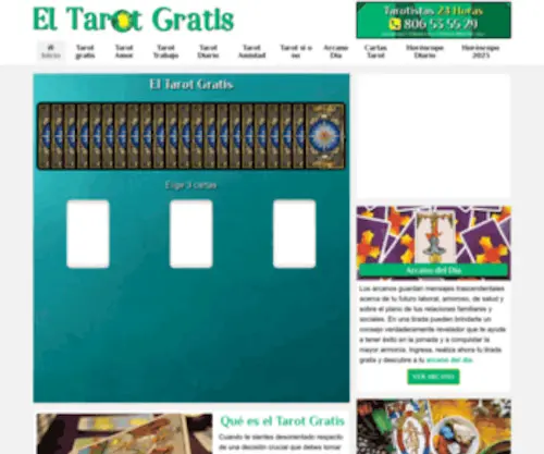 Eltarotgratis.eu(El Tarot Gratis) Screenshot