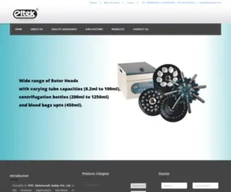 Eltekindia.com(Elektrocraft (India) Pvt) Screenshot