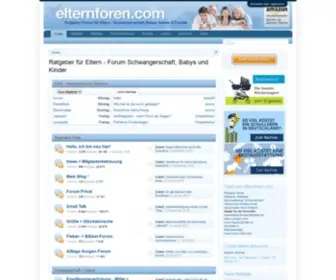 Elternforen.com(Ratgeber für Eltern) Screenshot