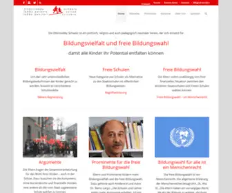 Elternlobby.ch(Elternverein für Freie Bildungswahl & Bildungsvielfalt) Screenshot