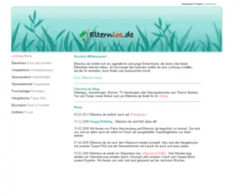 Elternlos.de(Willkommen bei) Screenshot