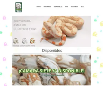 Elterrariofeliz.com(¡Estás) Screenshot