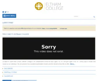 Eltham-College.org.uk(Eltham College) Screenshot