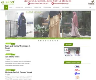 Elthof.com(Jual Kerudung) Screenshot